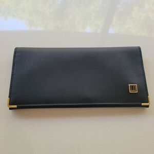 Dunhill Black Long Bifold Wallet